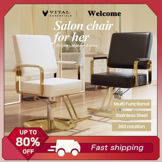 Salon special barber chair hydraulic with metal armrests hydraulic chair height adjustable round bas