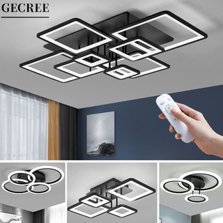 Gecree ceiling lamp LED living room lamp bedroom decorative dining room replaceable light source 12
