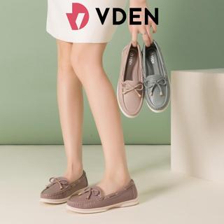 VDEN Bow Embellished Office Commuting 6678-541 Slip-Ons Loafers Women Loafer Shoes Flat Heel (1 cm o