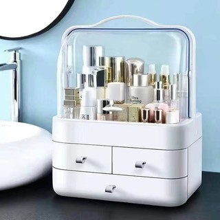 Cosmetic Beauty Storage Box 3 Layer  Display Large Capacity Waterproof and Dustproof