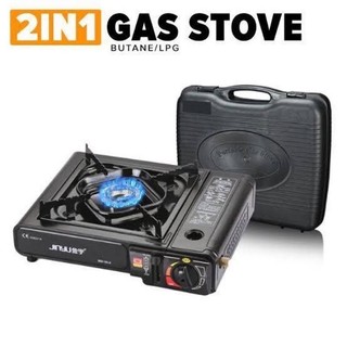 ✅100% Original AMZ 2 IN 1 New Portable Butane Gas Stove Mini Camping