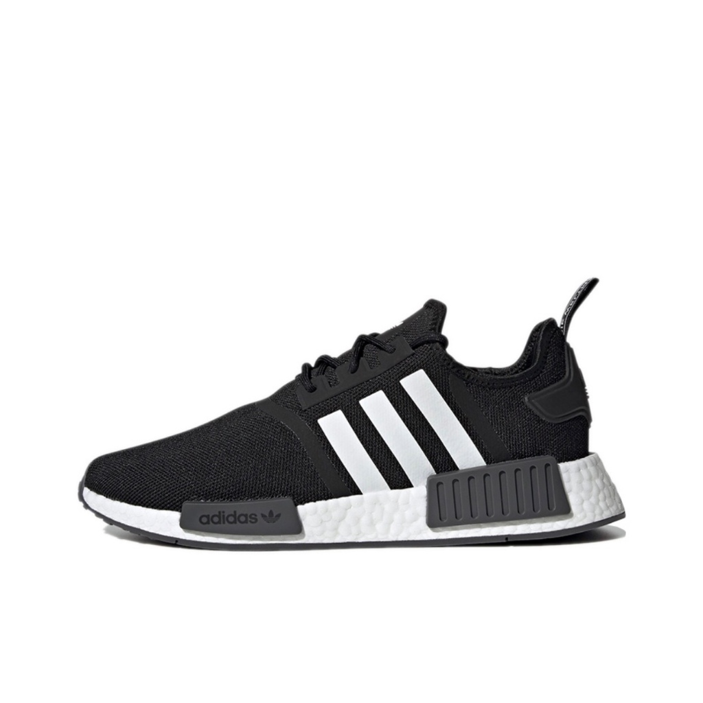 【100% Genuine】Adidas Originals NMD_R1 Primeblue Running Shoes Unisex black White GZ9258