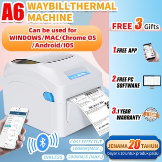 Thermal printer air Waybill Barcode Shipping Label bluetooth usb consignment note stickers
