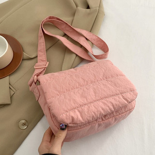 Mumu 5067 Cute Embroidery Women Classy Sling Bag Minimalist Shoulder Straightforward Bags For Woman