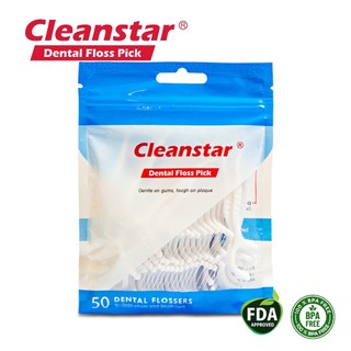 CleanStar Dental Floss Pick Bag 50pcs