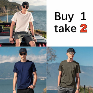 BUY 1 TAKE 2 (for 3)Unisex t-shirt for man Drifit short sleeve Round Neck top casual t-shirt for men