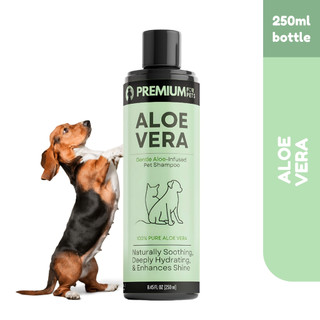 Aloe Vera Pet Shampoo 2-in-1 for Dogs & Cats – Organic, Anti-Itch, Sensitive Skin Formula – 250ML