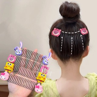 Korean Style Lovely Cartoon Hair Comb Girls Invisible Stretch Hair Clip Back Headwear