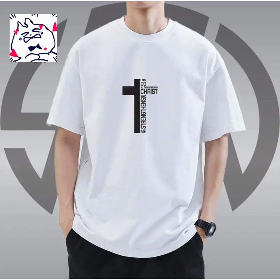 COD เสื้อยืดพลังจิตใจ ✝️ ผ้าฝ้ายญี่ปุ่นเกรดA+ ไซส์S-3XL (ดำ/ขาว/แดง/เบจ) ส่งเร็ว3วัน ⚡️แฟชั่นแรงใจ2024 เสื้อคำคมวัยทำงาน
