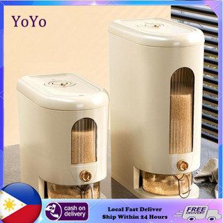 20L Rice Dispenser nano barrel insect-proof moisture-proof sealed grain container Rice storage box