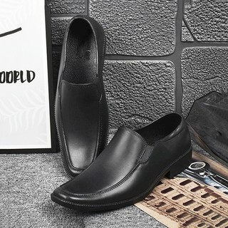 SHUTA New Fashion Black Shoes For Men School Rubber shoes Men and women work shoes（36-45Size）
