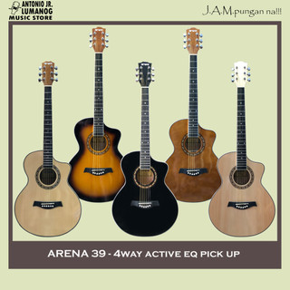 ARENA GUITARS (SIZE 39 and 40) ACOUSTIC/ELECTRIC GUITAR