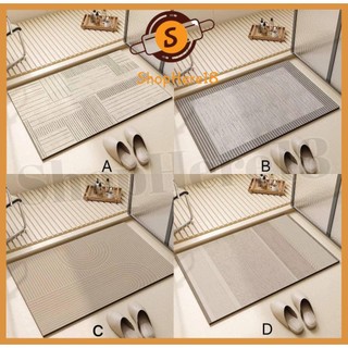 IKQPH 1pc Non-slip Floor Mat IKEA Design Super Absorbent Quick Dry Shower Rug Anti Slip Bath Mat
