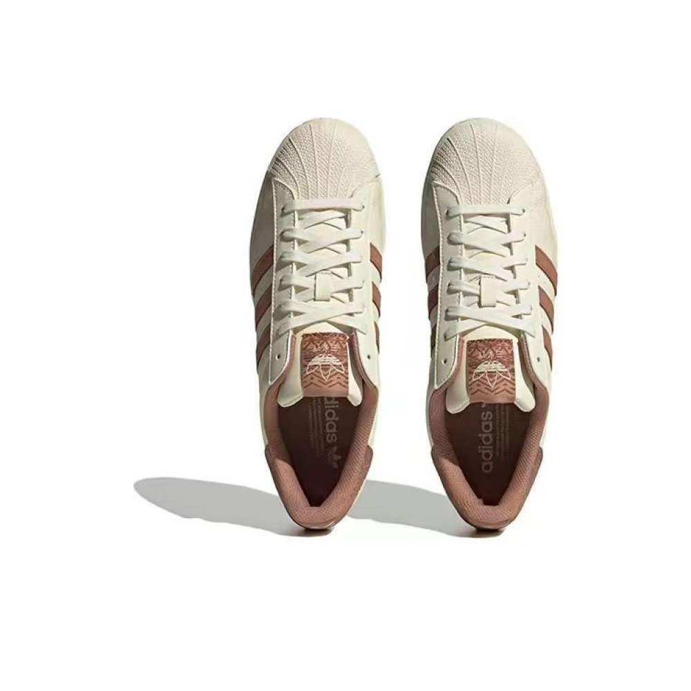 【AUTHENTIC】adidas Samba Cream-Brown IF0504 Low-top Board Shoes For Men Unisex Sneakers
