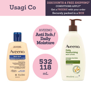 Aveeno Daily Moisturizing Body Lotion or Anti Itch or Aveeno Baby or Baby Eczema (118 to 532 ml)