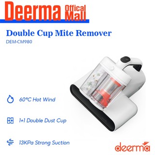 Deerma CM980 Smart Mite Removal Dust Mite Vacuum Cleaner Visualized Dual Cup UV light sterilization
