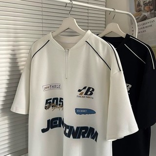 Korean fashion oversized T-shirt for men cotton aesthetic tshirts casual summer original loose shirt