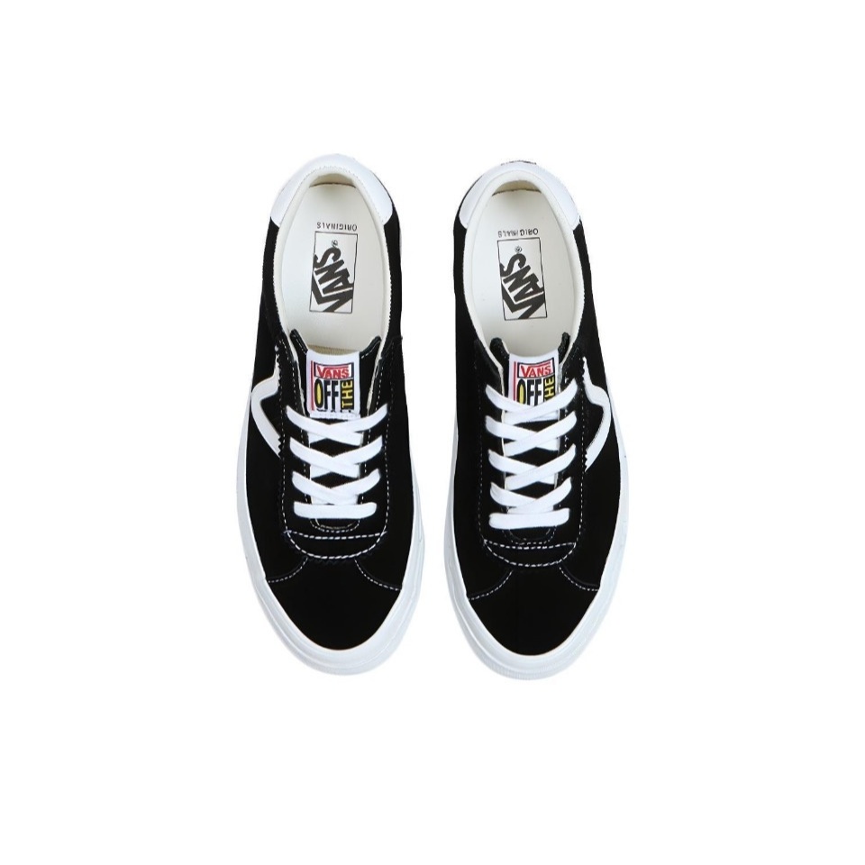 【100%Original】Vans Sports Black White Sneakers Low Top Unisex VN0A4U12AD3