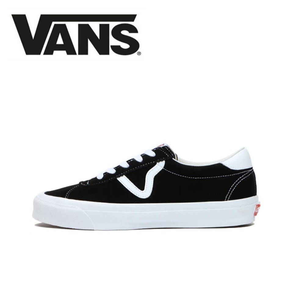 【100%Original】Vans Sports Black White Sneakers Low Top Unisex VN0A4U12AD3
