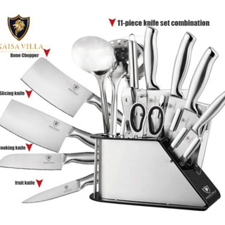 Kaisa Villa kitchen knife set stand knife holder stainless steel knife set organizer cleaver knife