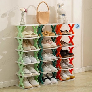 Multi-tier Shoe Rack Simple Storage Rack For Dormitory Bedroom Shoe Storage Organizer Shelf-Z691