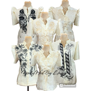 Filipiniana Ladies Barong Modern Mestiza Top