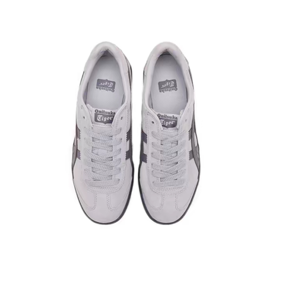 【Official Store】Tiger Tokuten Grey Blue Calf Skin Sneakers Unisex 1183A907-021
