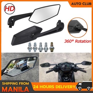 1 Pair Motorcycle Rearview mirror Honda Click Adjustable HD motor Side Mirror Foldable Universal