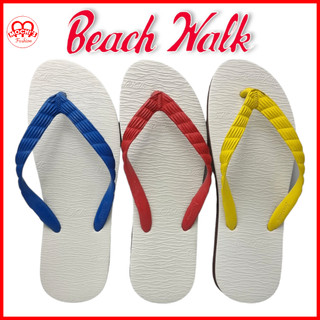 Beach Walk Unisex 'White Top' Authentic and Original rubber Slippers/Flipflops