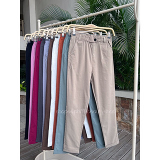 candy pants with button for women stretchable plain pants Casual/Formal Pants opening ceremony