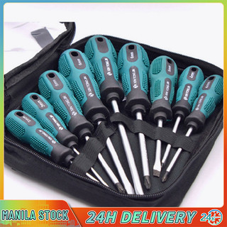 【9PCS】Home Appliance Repair Screwdriver cross set and screwdriver straight set