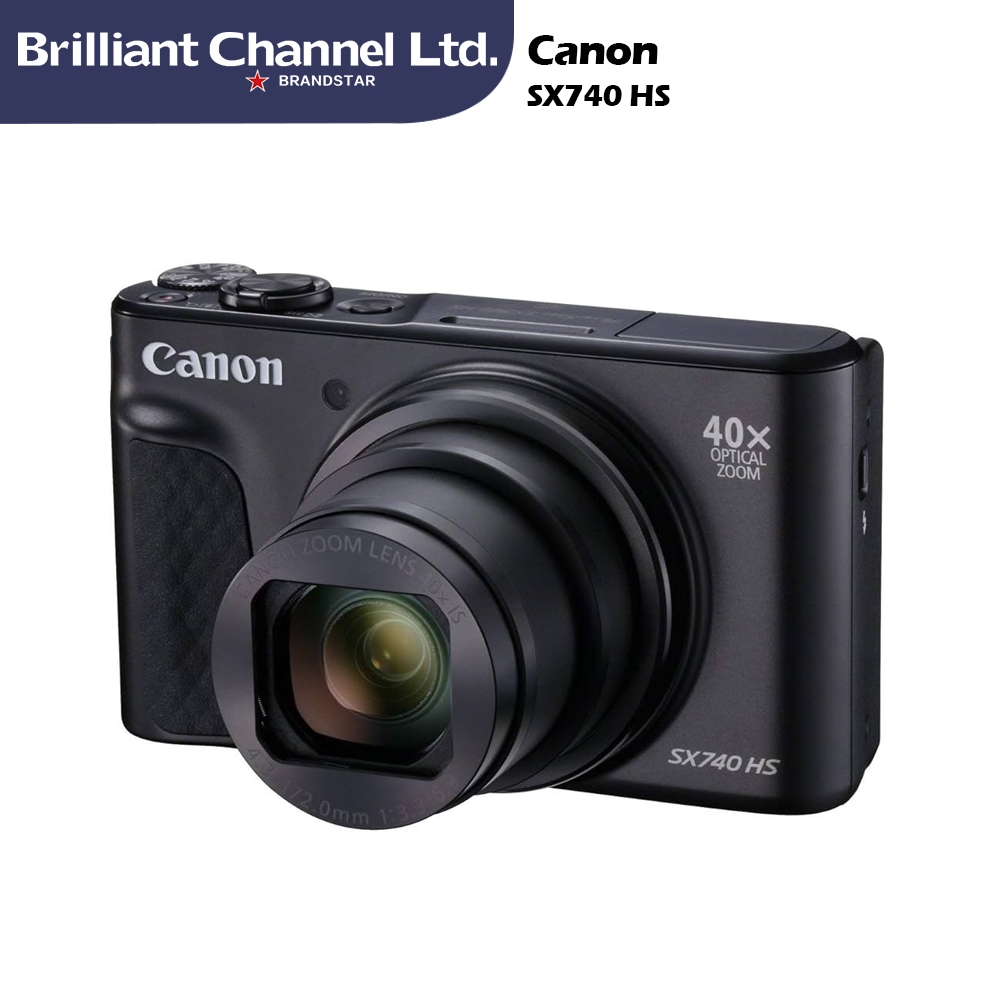 Canon PowerShot SX740 HS Black Digital Cameras