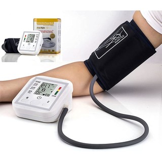 ✅ AMZ Digital Arm Blood Pressure Monitor Electronic 2.0-inch LCD Smart Voice BP Tonometer