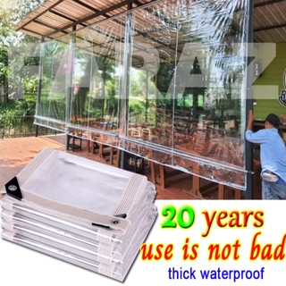 COD Transparent Trapal Waterproof Tarpaulin with Eyelets clear tarpaulin trapal makapal clear trapal