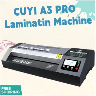 CUYI A4 & A3 Size Laminator HOT & COLD with REVERSE Function 220V Heavy Duty Laminating Machine