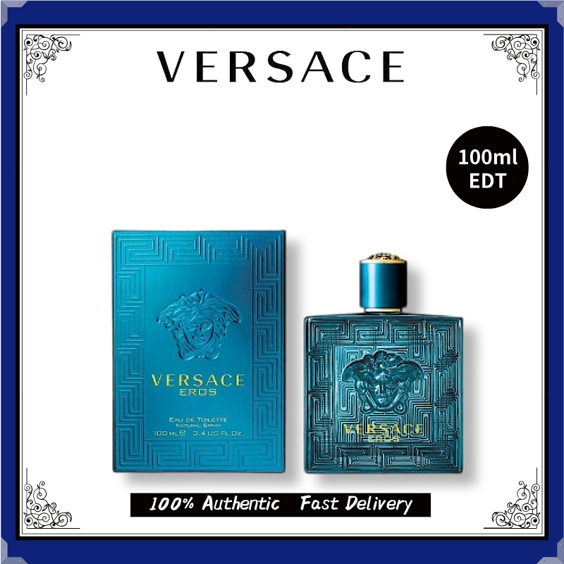 【100%Original】 Versace Eros Pour Homme Perfume EDT Men Perfume 100ML