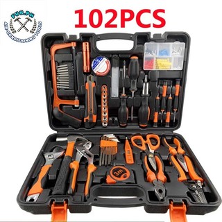 Tools Set Woodworking electrician manual hardware toolbox General Household Hand Tools Set 102 PCS