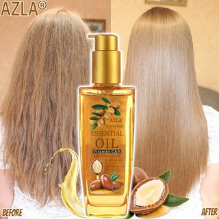 AZLA  Moroccan Hair Oil Serum Care Essential Oil for Dry Frizzy Newly Rebonding Hair Growth 100ml