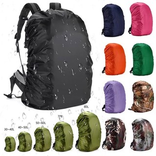 20-80L Backpack Rain Cover Waterproof Rating 5000mm Dustproof Lightweight Carry Pouch Hiking Camping
