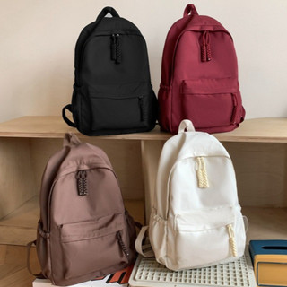 Mumu 9088 Japanese Minimalist Students BackPack School College Unises Bag Nylon Bags For Women