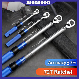 Torque wrench 1 2 drive 1/4 3/8 5-25N.m drive Heavy Duty Snap-On Torque Wrench 20-210Nm Tool
