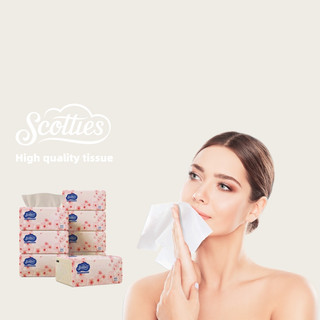 8pack Scotties Facial Tissue paper towel tissue paper 8Packs 420Sheets 4Ply wood tissue High quality