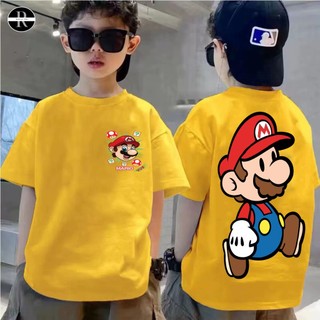 Super Mario Tshirt Super Mario Bros Shirt Unisex Asian Size Variety of colorsTops boy and girl kids