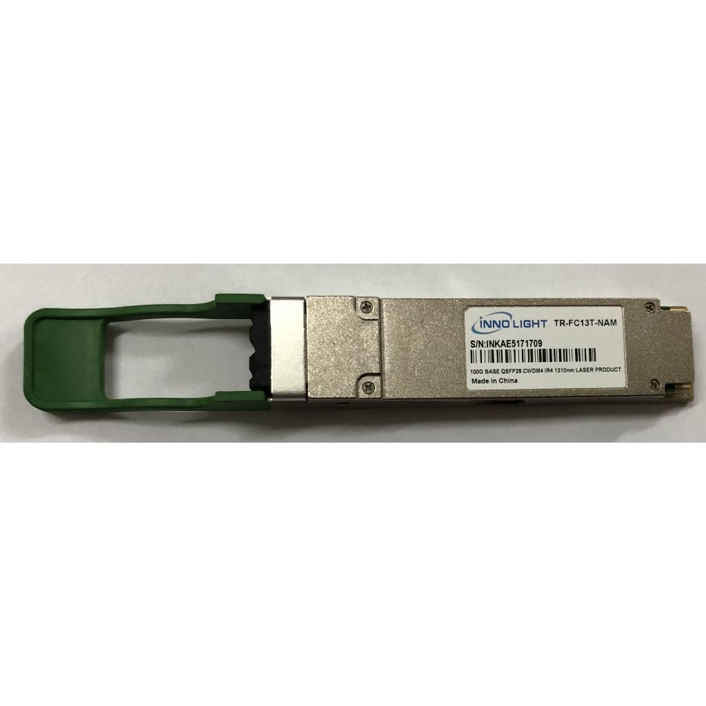 โมดูลรับส่งสัญญาณออปติคอล Innolight 100G QSFP28 CWDM IR4 1310nm TR-FC13T-NAM