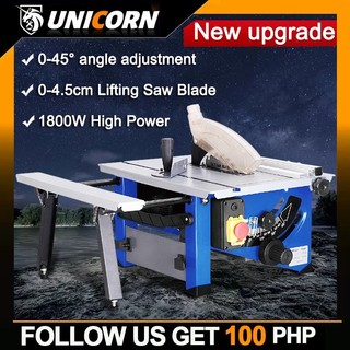 1800W  8-inch Professional Table Saw machine for wood bench cutting  machine Circular Saw Cutter