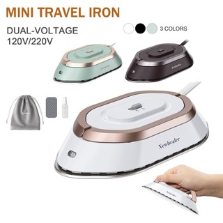 NEW Upgrade Version 2.0 Portable Travel Iron 100-240V Auto-voltage Steam Free Travel Dry Iron
