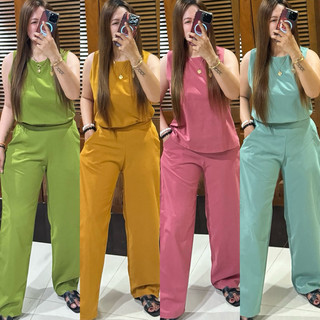 STELLA COORDINATES/SLEEVELESSANDHIGHWAISTPANTS
