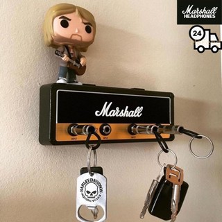 Wall Mounted Key Organizer 4Key Storage Pluginz Guitar Plug Keychain Holder Jack Rack Vintage Amplif
