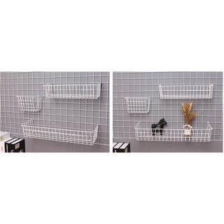 Hanging organizer wire mesh basket shelf hanging net sari sari store organizer noodles organizer