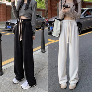 Buy 1 Take 1 KILY.PH Wide Leg Pants Straight Plain Pant Elastic trouser Korean Style freesize 7A0044